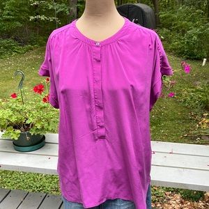 J Crew silk blouse size large